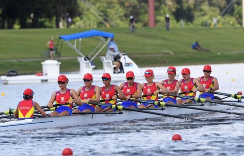 Barca de 8 plus 1 a României, campioana mondială de anul trecut // FOTO World Rowing