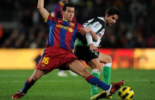 Busquets, la unul dintre primele meciuri jucate pentru Barcelona // FOTO: Guliver/ Getty Images