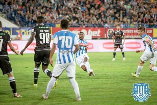 Flores, cu numărul 70 pe spate, a marcat unicul gol al înfruntării dintre Iași și Dinamo, 1-0 FOTO: Facebook @Poli Iași