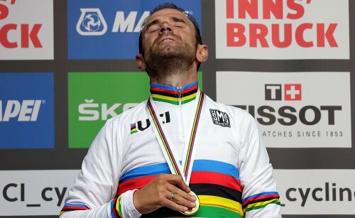 Alejandro Valverde și medalia de aur după care a tânjit încă din 2003, foto: reuters