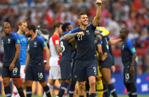 Lucas Hernandez, după succesul Franței din finala cu Croația de la Mondial // FOTO: Guliver/ Getty Images