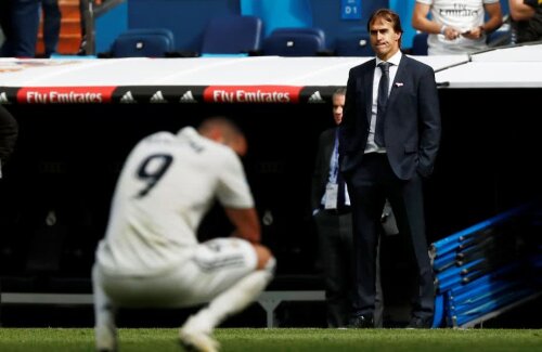 Fotografii de la Reuters au surprins un instantaneu relevant pentru actuala stare de spirit de la Real Madrid