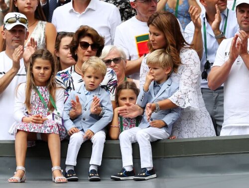 Mirka și cei 4 copii pe care îi are împreună cu Roger Federer, foto: Guliver/gettyimages