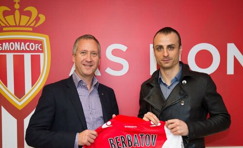 Vadim Vasiliev, stânga, cu Berbatov, foto: Sky Sports