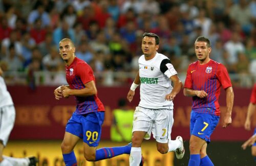 Pe 5 august 2012, Pătrașcu era integralist în victoria FCSB-ului cu U Cluj, 5-1 // FOTO: Arhivă GSP