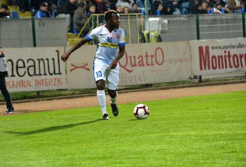 expl.foto
Ongenda a dat un gol cu Astra (1-1) în august și altul cu CFR (1-5) la începutul lui noiembrie //
FOTO Ionuț Tabultoc