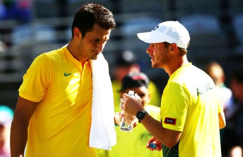 Bernard Tomic și Lleyton Hewitt nu se mai află în cei mai prietenoși termeni // FOTO: Guliver/Getty Images