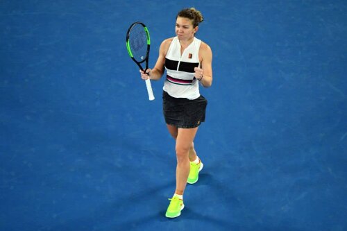Simona Halep la Australian Open // Foto: Guliver/GettyImages