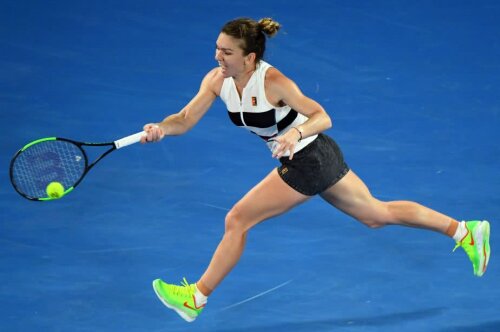 Simona Halep a trecut de Sofia Kenin în turul 2 și acum o înfruntă live la Australian Open pe Venus Williams, foto: Guliver/gettyimages