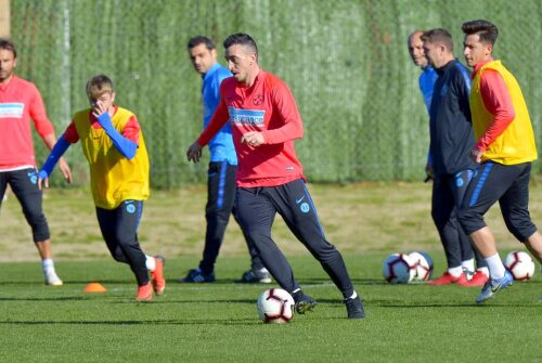 Ioan Hora la primul antrenament cu FCSB // Foto: Cristi Preda