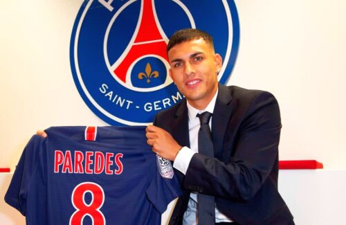 Leandro Paredes va purta tricoul cu numărul 8 la francezi // FOTO: Twitter PSG