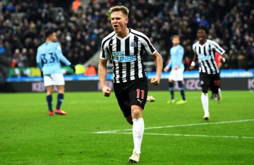 Matt Richie înscrie din penalty și aduce victoria lui Newcastle cu Manchester City, 2-1 // FOTO: Guliver/Getty Images