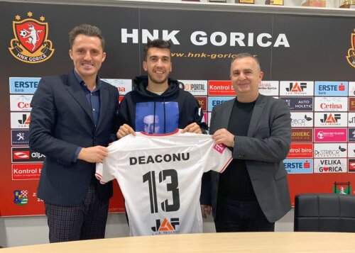 Bogdan Apostu, Ronaldo Deaconu și președintele lui HNK Gorica