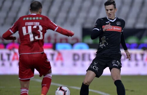 Florin Gardoș a bifat în înfrângerea cu Dinamo, 0-3, primul meci în tricoul lui Poli Iași // FOTO: Cristi Preda