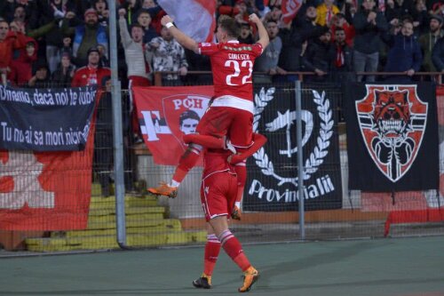 Dinamo a strâns 3.000 de oameni la meciul cu Poli Iași, 3-0, unicul disputat pe teren propriu în 2019 // FOTO: GSP