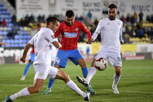 Raul Rusescu nu a putut face nimic pentru ca FCSB să evite înfrângerea din tur cu Concordia, 0-1