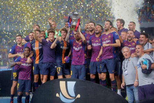 Barcelona a câștigat Supercupa Spaniei // FOTO: Reuters