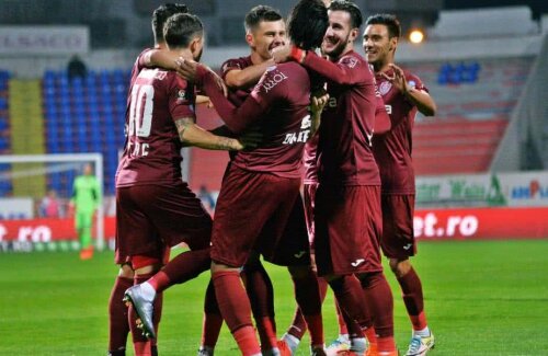 CFR Cluj e lider în Liga 1, cu 3 puncte peste Craiova și FCSB