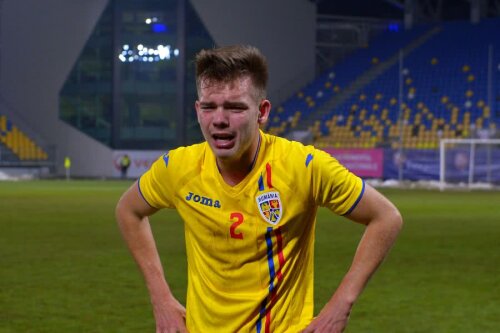 Denis Haruț a fost pe teren când România U19 a ratat dramatic calificarea la EURO // FOTO: GSP