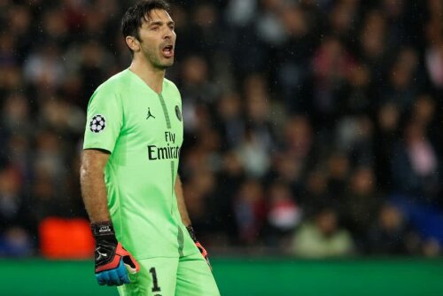 Gianluigi Buffon în PSG - United 1-3 // FOTO: Reuters