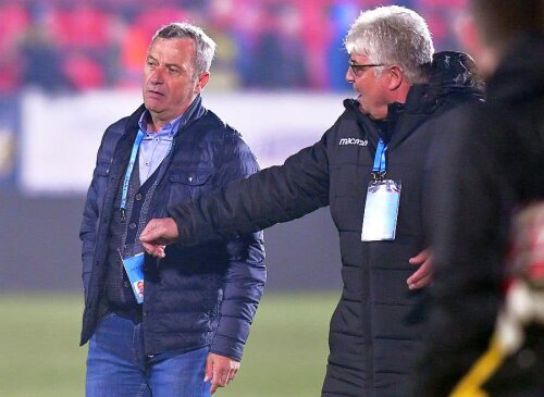 Mircea Rednic și Ioan Andone au fost, pe rând, jucători și antrenori la Dinamo, foto: sportpictures.eu