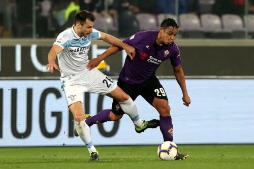 Ștefan Radu, în Fiorentina - Lazio 1-1 // FOTO: Guliver/Getty Images