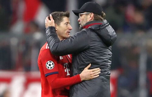 Jurgen Klopp și Robert Lewandowski, foto: Guliver/gettyimages