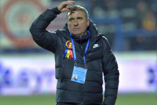 Gheorghe Hagi a fost nemulțumit la finalul meciului // FOTO: GSP