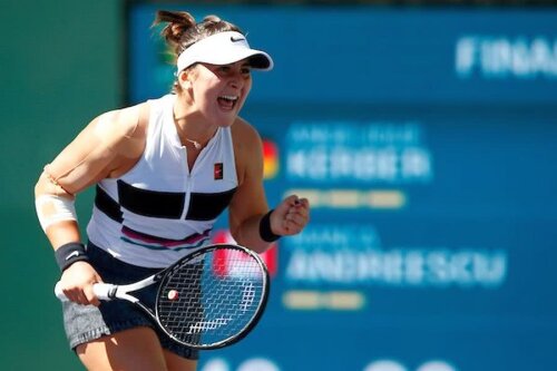 Bianca Andreescu s-a impus în turneul de la Indian Wells