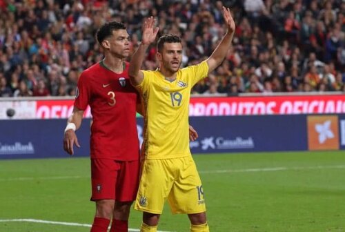 Junior Moraes în duel cu Pepe în meciul Portugalia - Ucraina // FOTO: Instagram