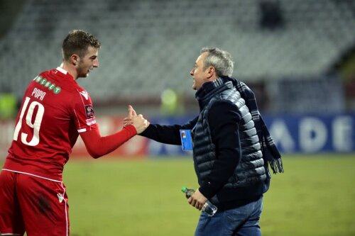 Daniel Popa a rămas la Dinamo în iarnă doar datorită lui Mircea Rednic, cel care a vrut să-i mai dea o șansă atacantului