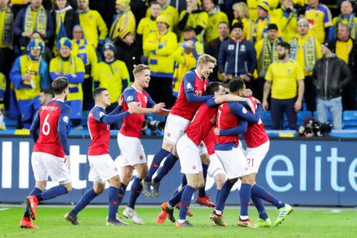 Norvegia - Suedia 3-3 // FOTO: Reuters
