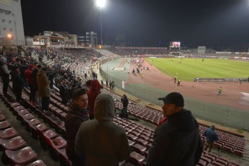Suporterii dinamoviști au părăsit echipa din cauza condițiilor insalubre care se găsesc pe stadionul Dinamo în acest moment