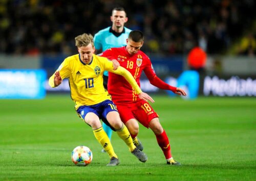 Forsberg a contribuit la ambele goluri ale suedezilor contra noastră // Foto: Reuters