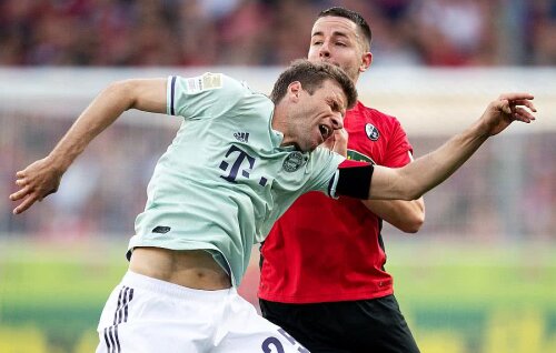 Thomas Muller, de la Bayern Munchen, în verde deschis, foto: Guliver/gettyimages