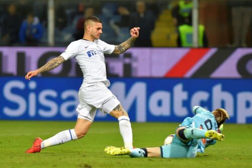 Ionuț Radu și Mauro Icardi