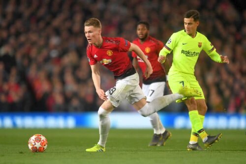 McTominay în duel cu Coutinho FOTO: Guliver/GettyImages