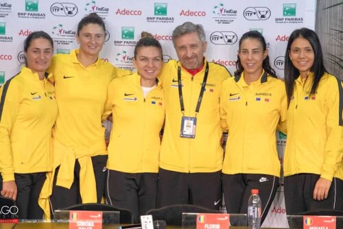 Echipa României de FED Cup // FOTO: facebook.com/FRTenis/