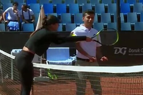 Sorana Cîrstea // Captură TV Digi Sport