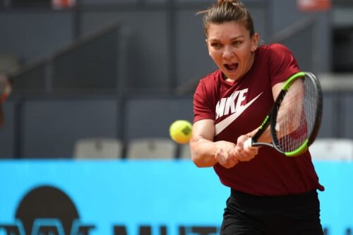 Simona Halep s-a antrenat astăzi la Madrid // Sursă foto: Twitter Mutua Madrid Open