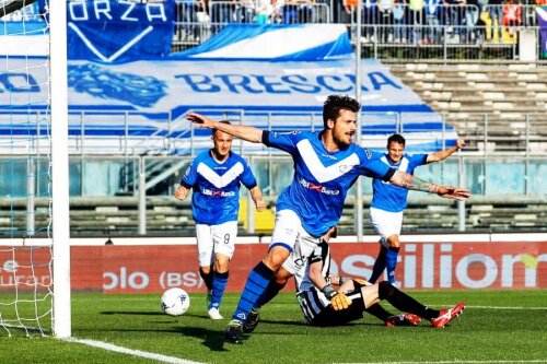 Așteptarea a luat sfârșit. Brescia  a învins-o pe Ascoli, 1-0, și și-a aisgurat promovarea în Serie A // Sursă foto: Twitter Brescia