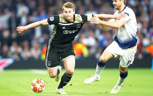 Matthijs de Ligt în semifinala cu Tottenham, foto: Gulliver/gettyimages