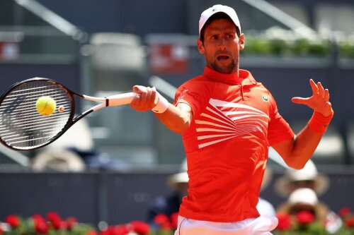 Novak Djokovic s-a calificat în finala turneului de la Madrid // FOTO: Guliver/Getty Images