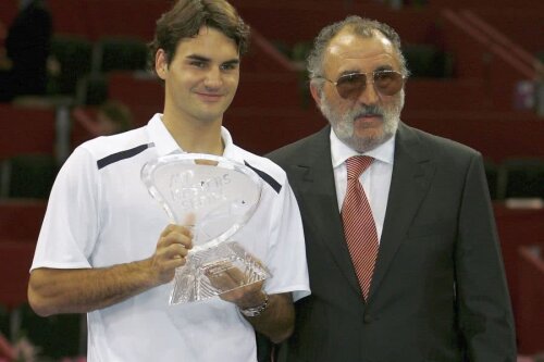 Ion Țiriac și Roger Federer // foto: Guliver/Getty Images