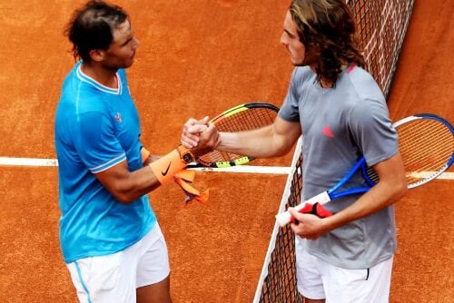 Nadal i-a oferit o lecție de tenis lui Tsitspas  // foto: Reuters