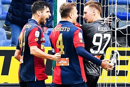 Ionuț Radu și-a salvat echipa în meciul cu Cagliari // FOTO: Guliver/Getty Images