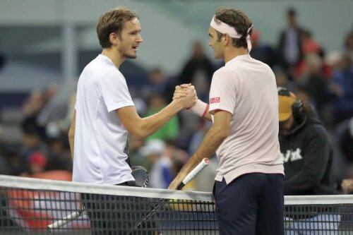 Medvev și Federer FOTO: Guliver/GettyImages