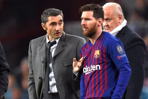 Ernesto Valverde beneficiază de susținerea lui Leo Messi // FOTO: Guliver/Getty Images