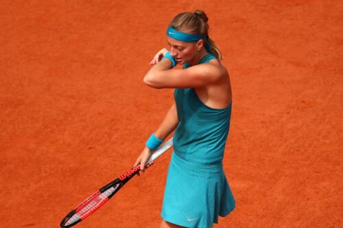 Petra Kvitova s-a retras de la Roland Garros // FOTO: Guliver/Getty Images