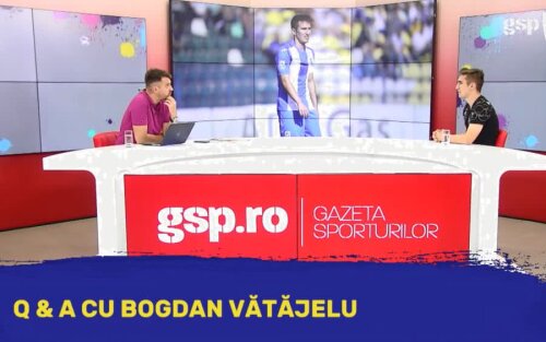 Bogdan Vătăjelu și Costin Ștucan la GSP Live